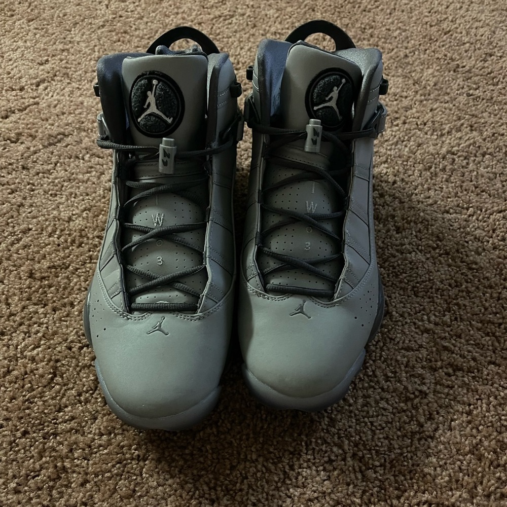 Gray Nike Jordan 6 Ring Shoes
